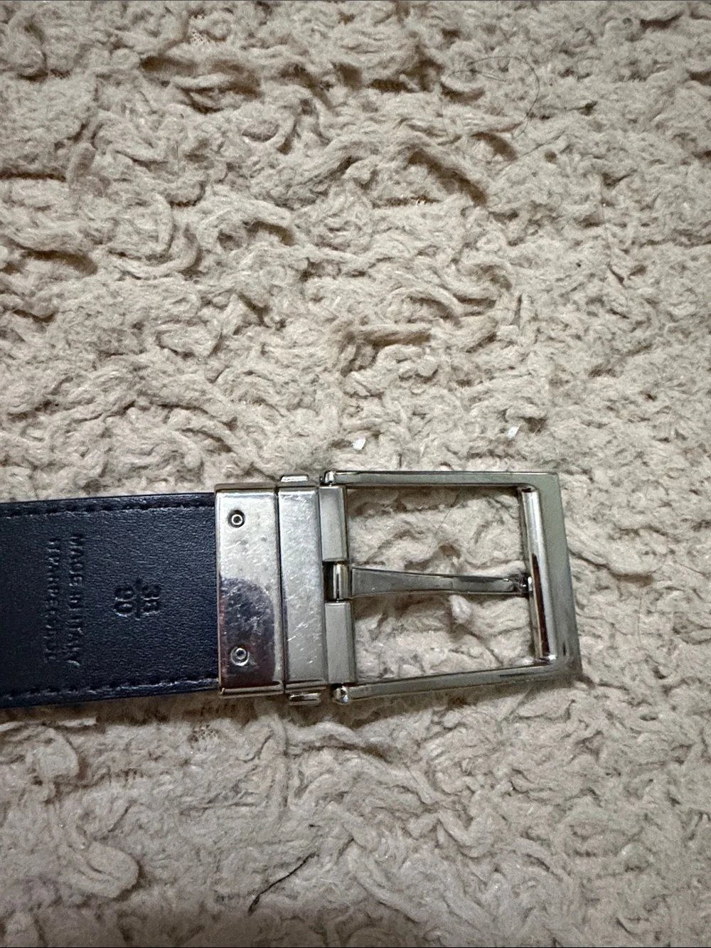 Burberry Men’s Birch Brown Reversible Belt — Size 36/90